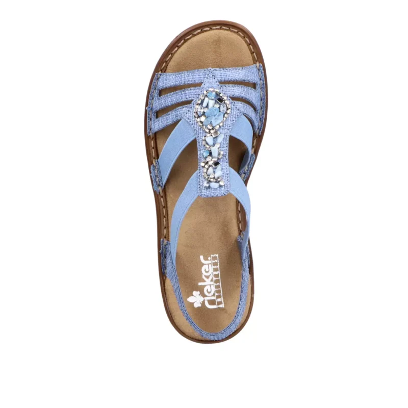 SANDAŁY RIEKER 62858/12 BLAU - obrazek 7