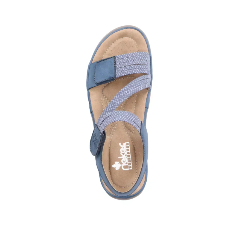 SANDAŁY RIEKER 64870/14 BLAU - obrazek 8