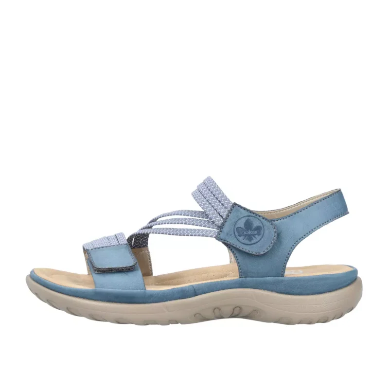 SANDAŁY RIEKER 64870/14 BLAU - obrazek 7