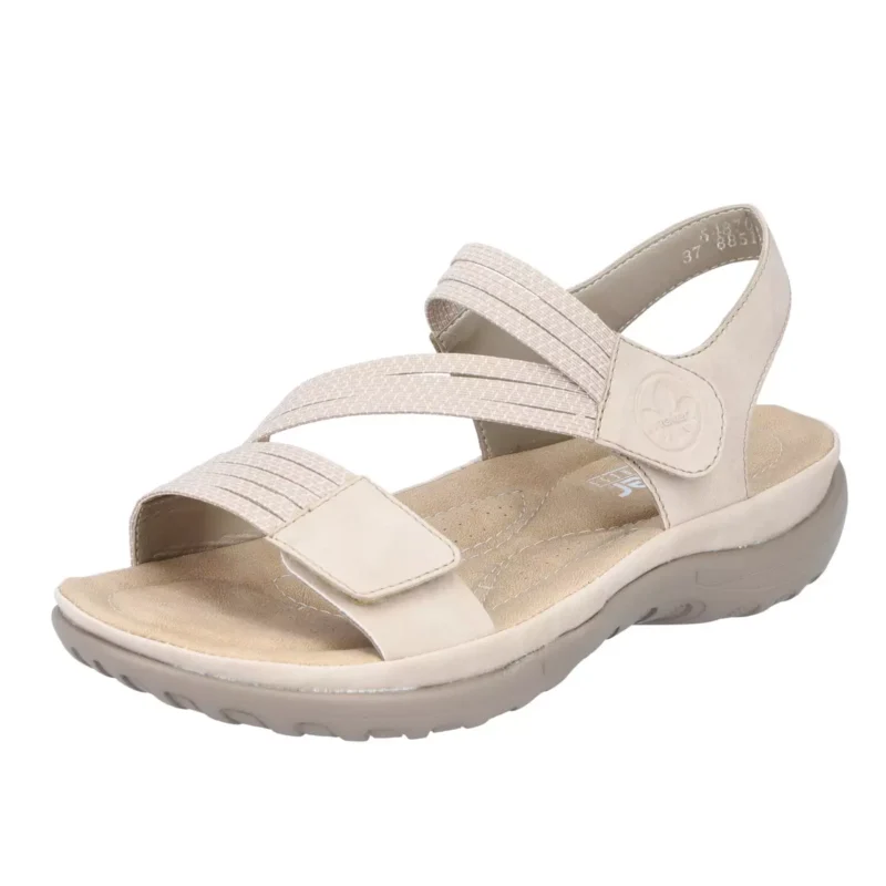 SANDAŁY RIEKER 64870/62 BEIGE - obrazek 11