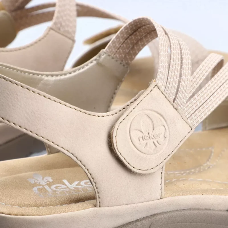 SANDAŁY RIEKER 64870/62 BEIGE - obrazek 2