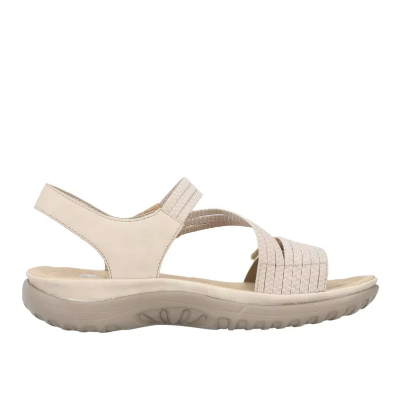 SANDAŁY RIEKER 64870/62 BEIGE - obrazek 10