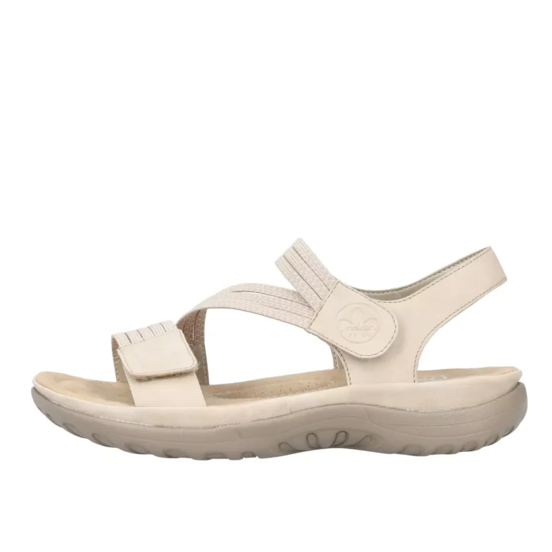 SANDAŁY RIEKER 64870/62 BEIGE - obrazek 7