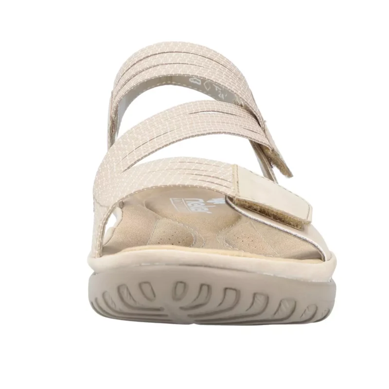 SANDAŁY RIEKER 64870/62 BEIGE - obrazek 6