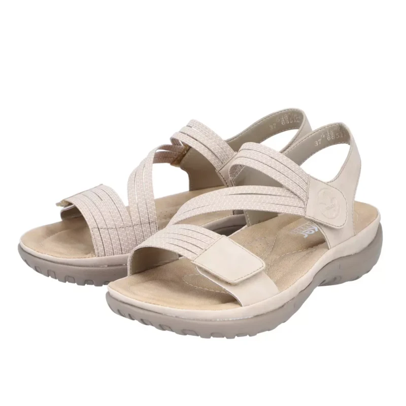 SANDAŁY RIEKER 64870/62 BEIGE - obrazek 4