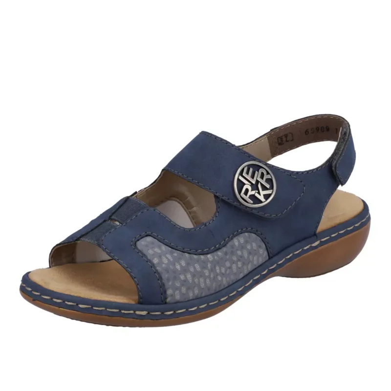 SANDAŁY RIEKER 65989/15 BLAU - obrazek 11