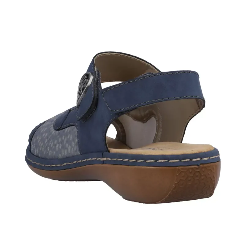 SANDAŁY RIEKER 65989/15 BLAU - obrazek 9