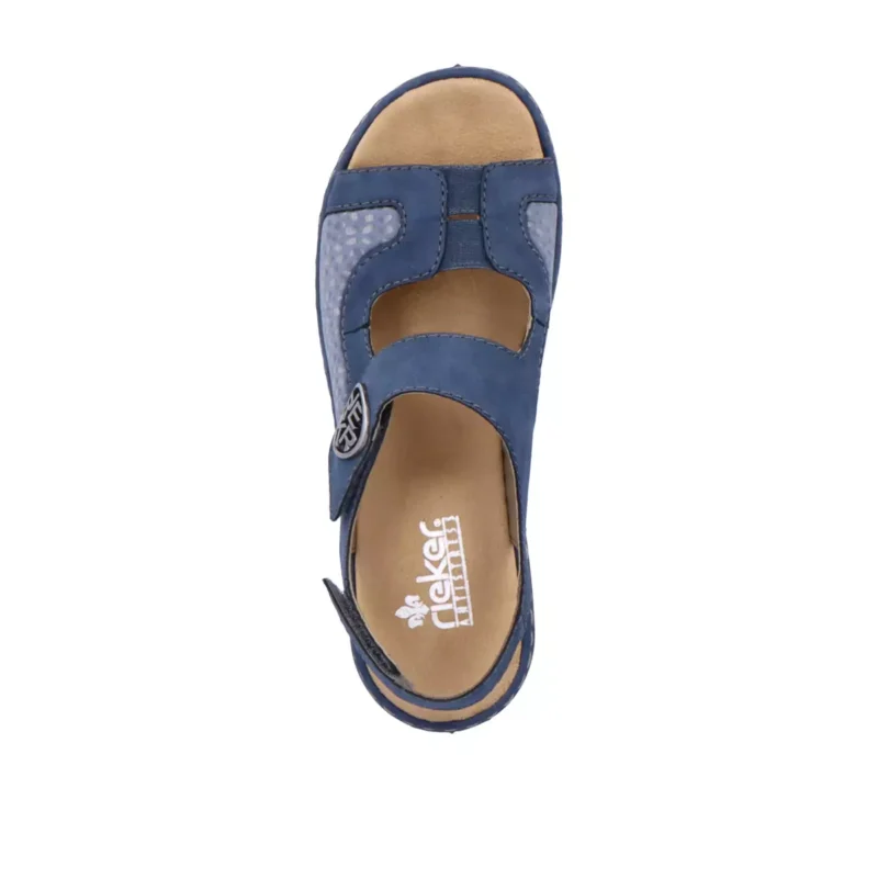 SANDAŁY RIEKER 65989/15 BLAU - obrazek 8