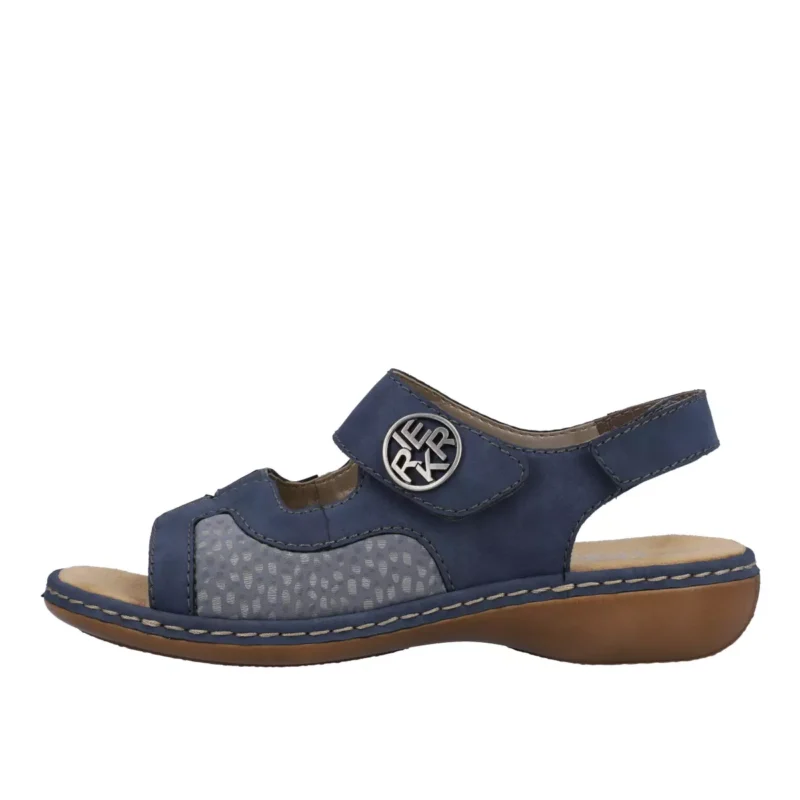 SANDAŁY RIEKER 65989/15 BLAU - obrazek 7