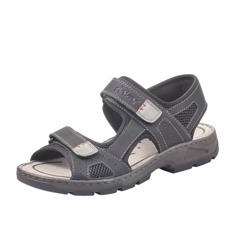SANDAŁY RIEKER 26156/02 SCHWARZ - obrazek 7