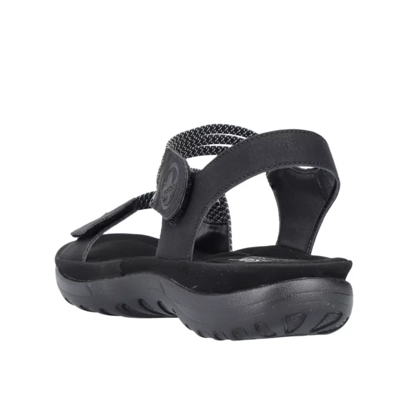 SANDAŁY RIEKER 64870/00 SCHWARZ - obrazek 9