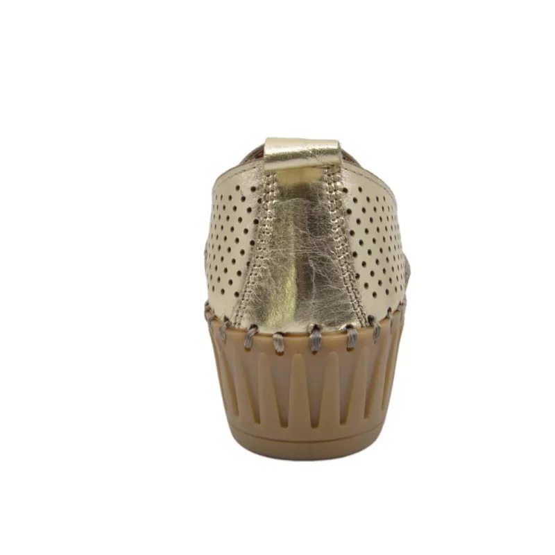 MOKASYNY LA STRADA 398.332.28 METALIC GOLD - obrazek 3