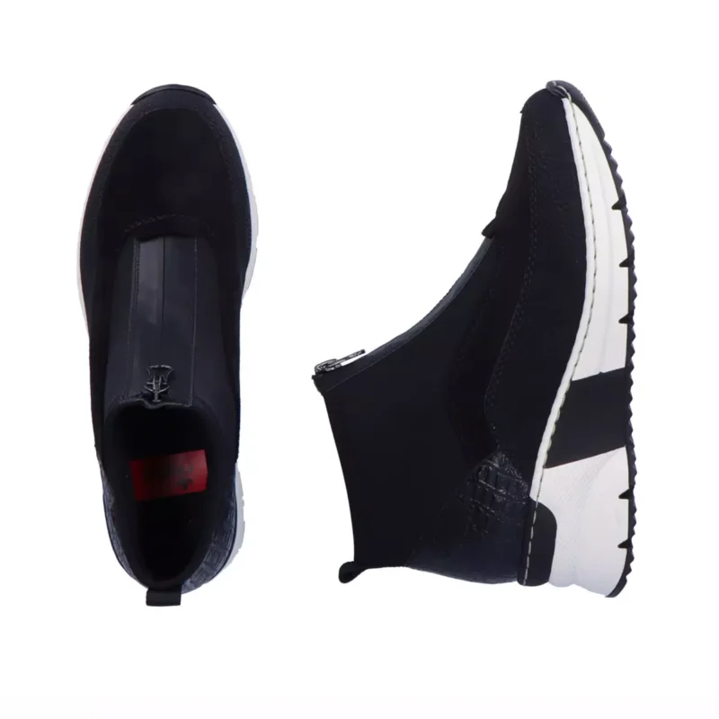 BOTKI RIEKER N6352/00 SCHWARZ - obrazek 3