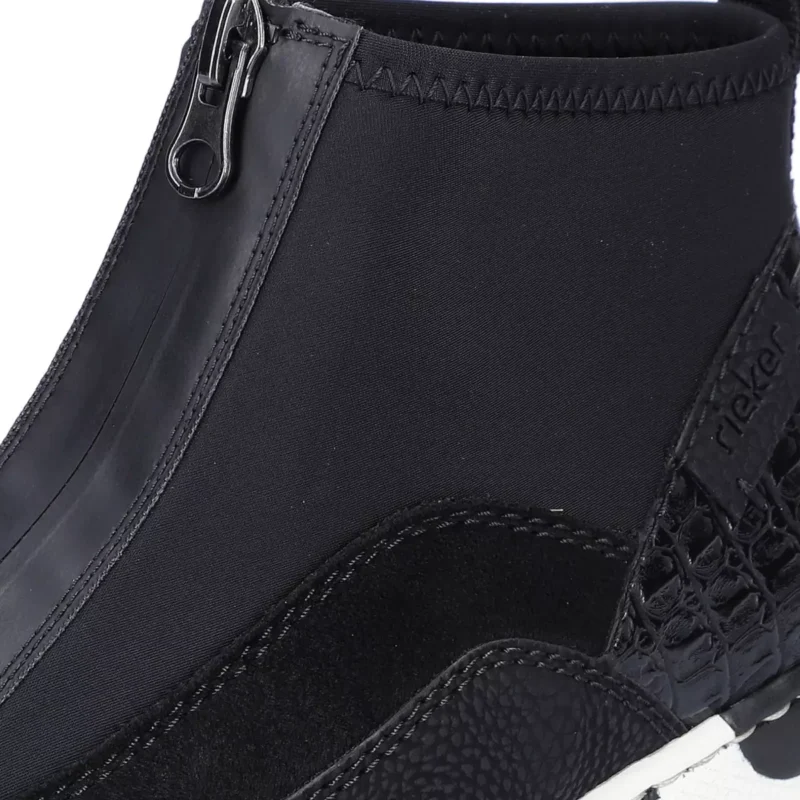 BOTKI RIEKER N6352/00 SCHWARZ - obrazek 2