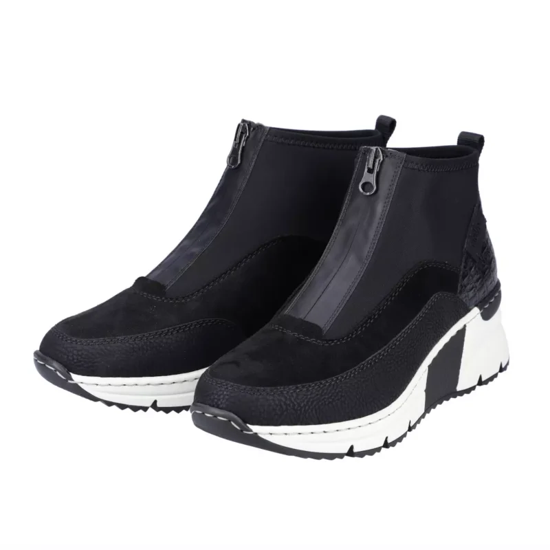 BOTKI RIEKER N6352/00 SCHWARZ - obrazek 4