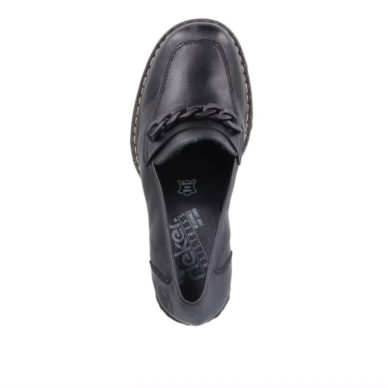 MOKASYNY RIEKER Y4150/00 SCHWARZ - obrazek 9