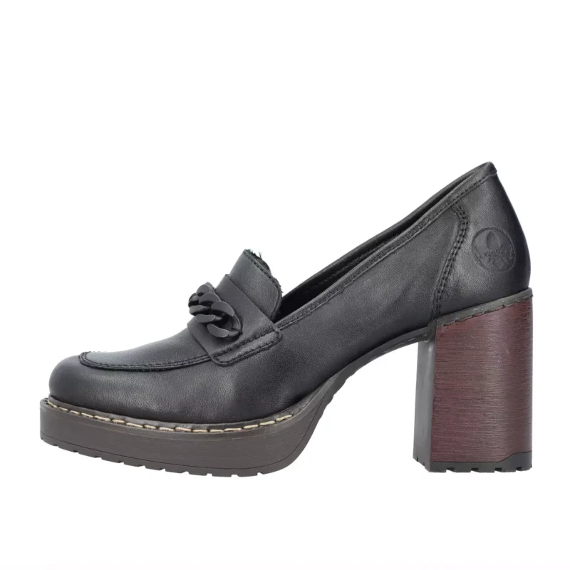 MOKASYNY RIEKER Y4150/00 SCHWARZ - obrazek 8