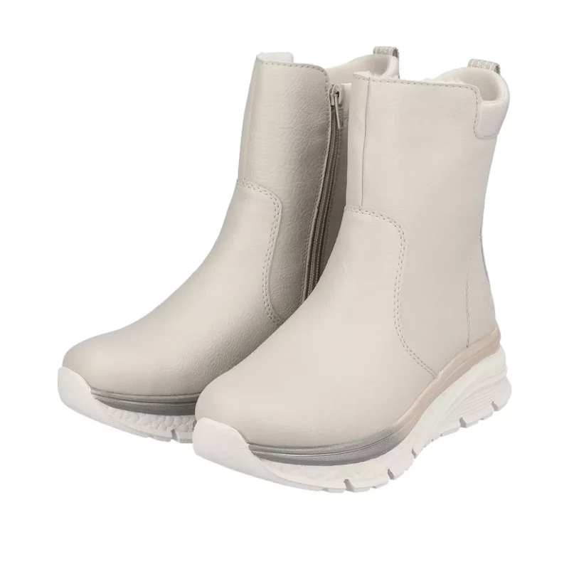 BOTKI RIEKER 48052/60 BEIGE - obrazek 3