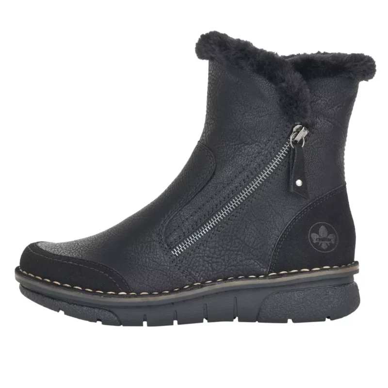 BOTKI RIEKER 73371/00 SCHWARZ - obrazek 4