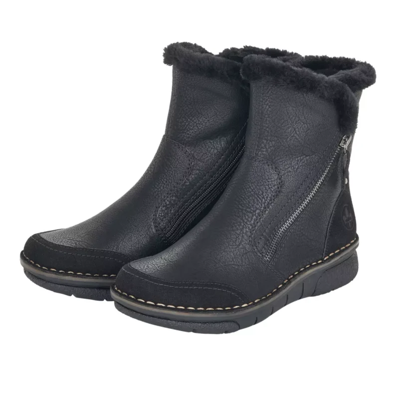 BOTKI RIEKER 73371/00 SCHWARZ - obrazek 2