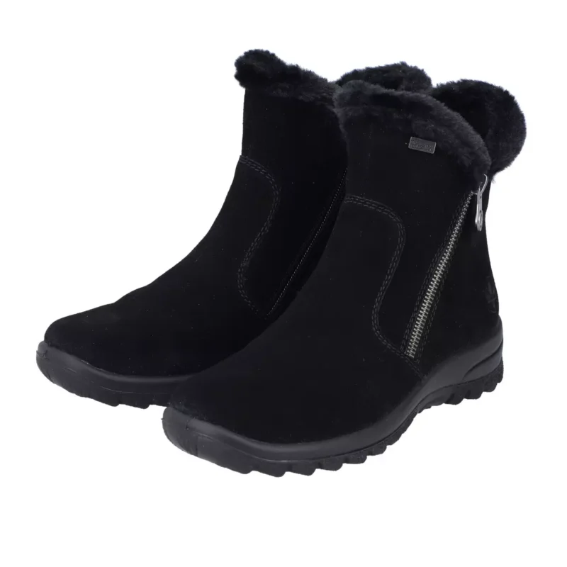 BOTKI RIEKER L7162/00 SCHWARZ - obrazek 4