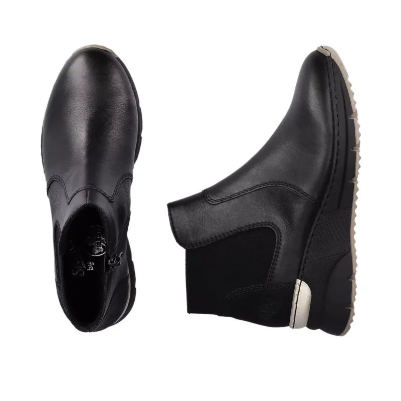 BOTKI RIEKER N6355/00 SCHWARZ - obrazek 2