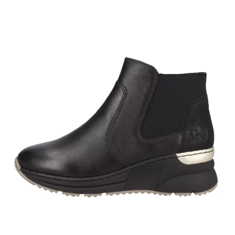 BOTKI RIEKER N6355/00 SCHWARZ - obrazek 6