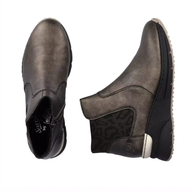 BOTKI RIEKER N6355/90 METALLIC - obrazek 2