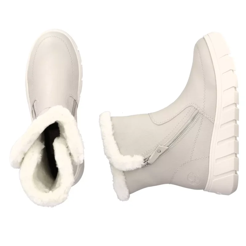 BOTKI RIEKER Y3581/60 BEIGE - obrazek 2