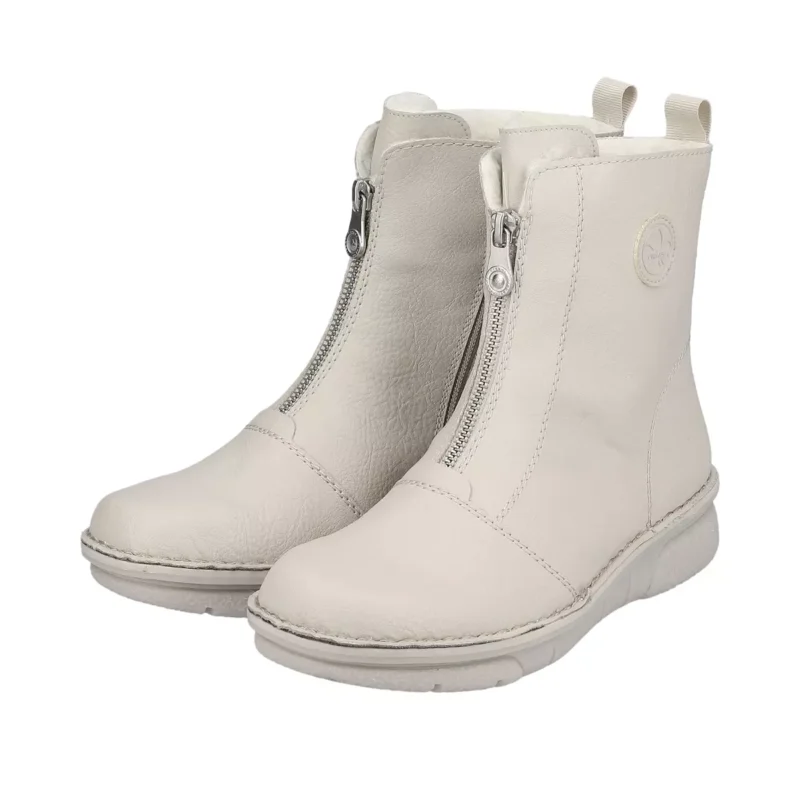 BOTKI RIEKER 73358/60 BEIGE - obrazek 4
