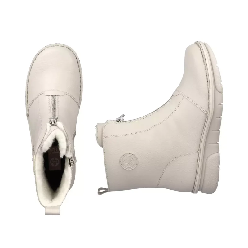 BOTKI RIEKER 73358/60 BEIGE - obrazek 3