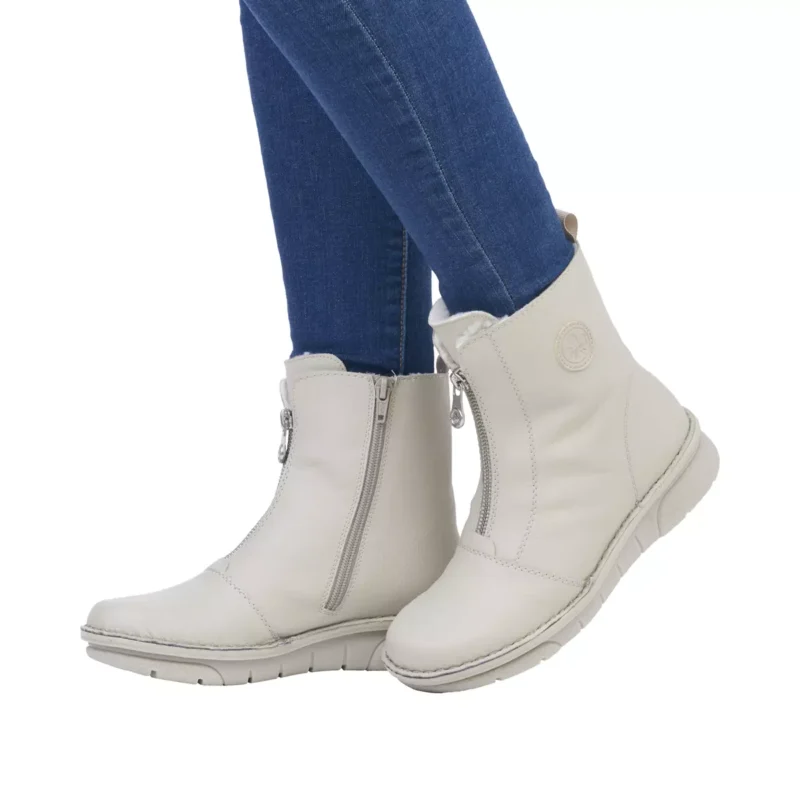 BOTKI RIEKER 73358/60 BEIGE - obrazek 2