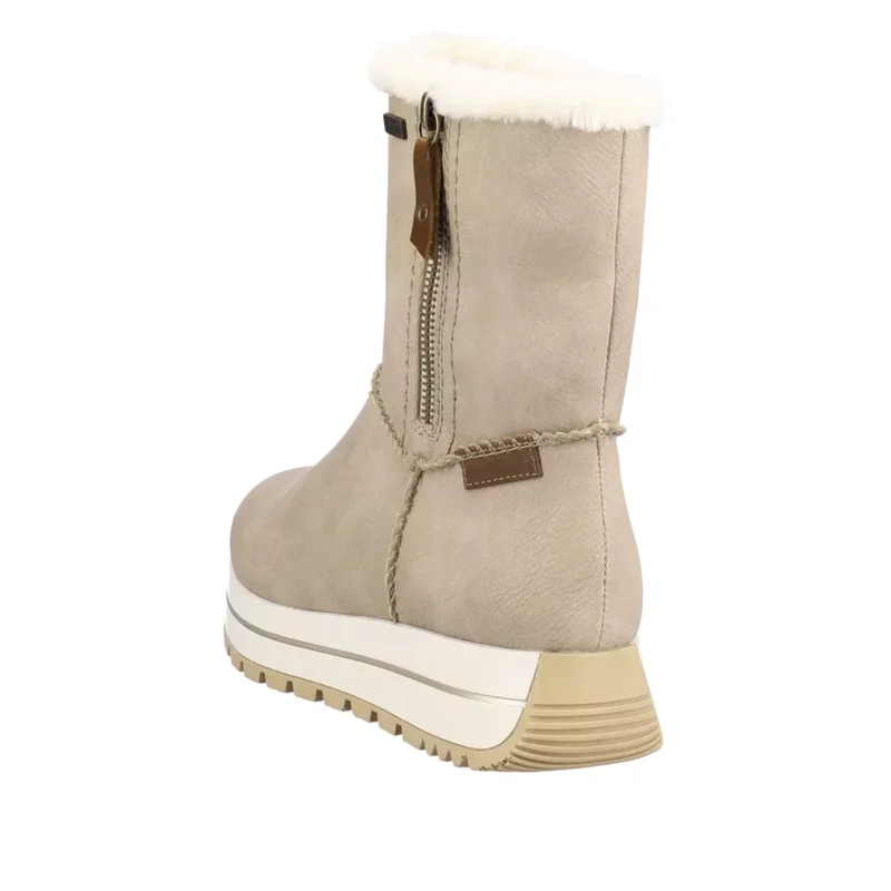 BOTKI RIEKER N4052/60 BEIGE - obrazek 8