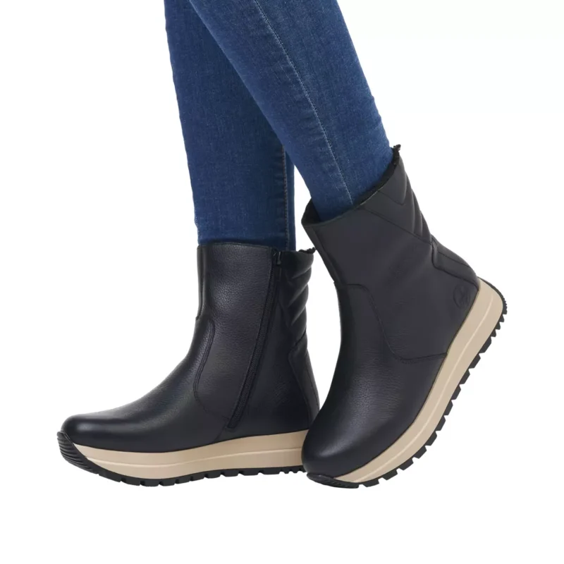 BOTKI RIEKER N4054/00 SCHWARZ - obrazek 2
