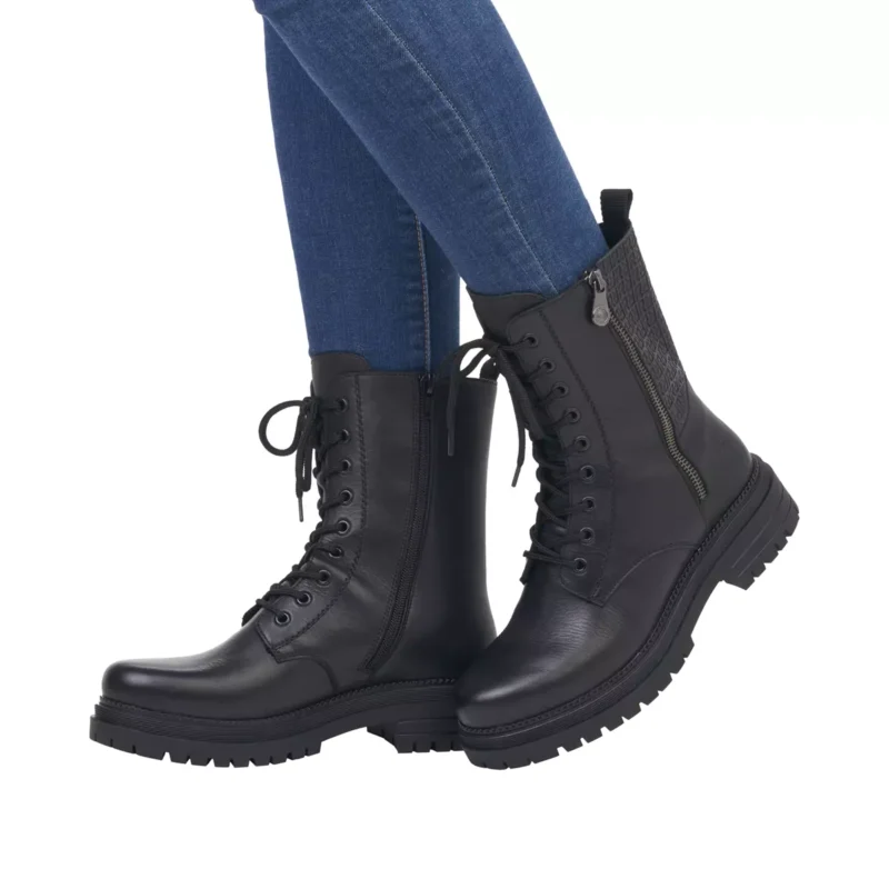 TRZEWIKI RIEKER Y3116/00 SCHWARZ - obrazek 2