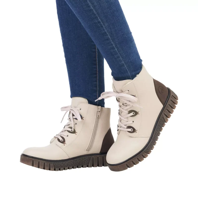 TRZEWIKI RIEKER Y3401/60 BEIGE - obrazek 2