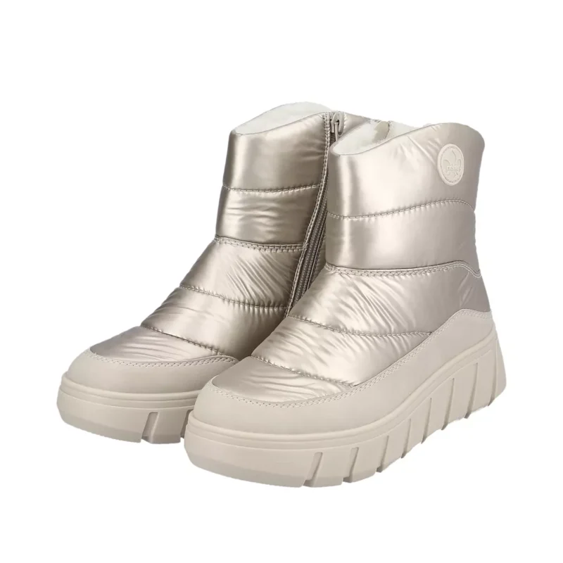 BOTKI RIEKER Y3552/31 BEIGE - obrazek 3