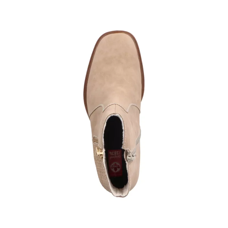 BOTKI RIEKER Y9060/60 BEIGE - obrazek 9