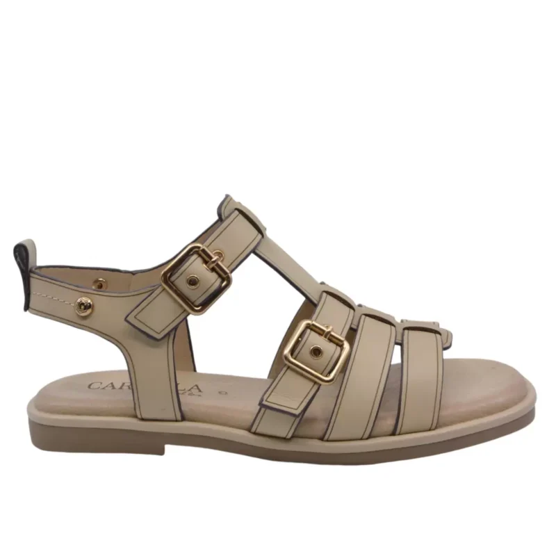 SANDAŁY CARMELA 161398 BEIGE - obrazek 5