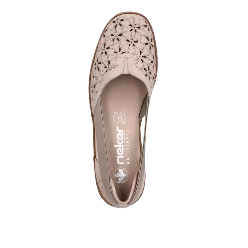 CZÓŁENKA RIEKER 41356/60 BEIGE - obrazek 7