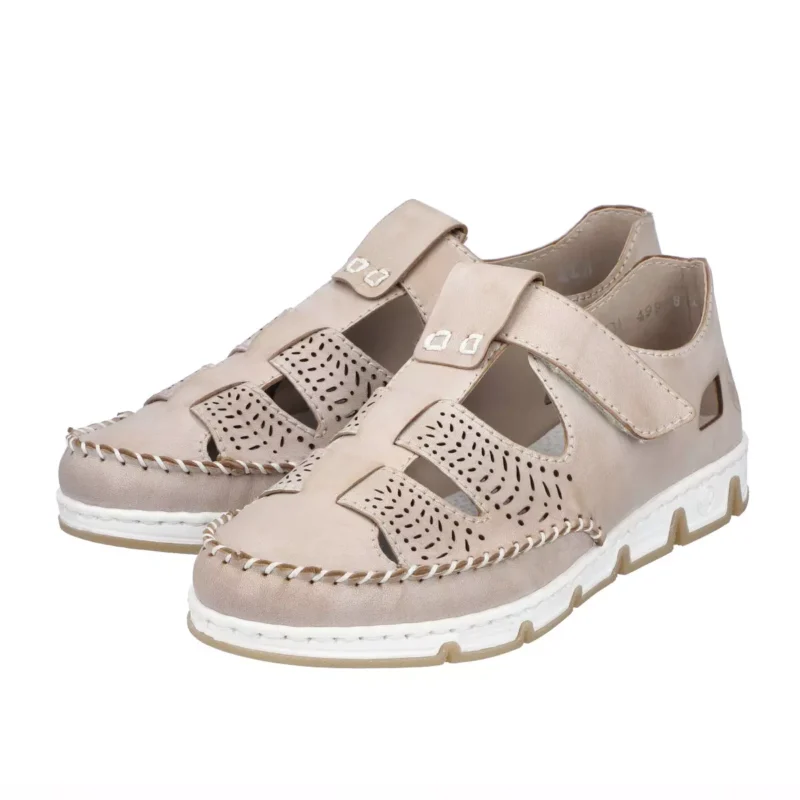 PÓŁBUTY RIEKER 49958/61 BEIGE - obrazek 4