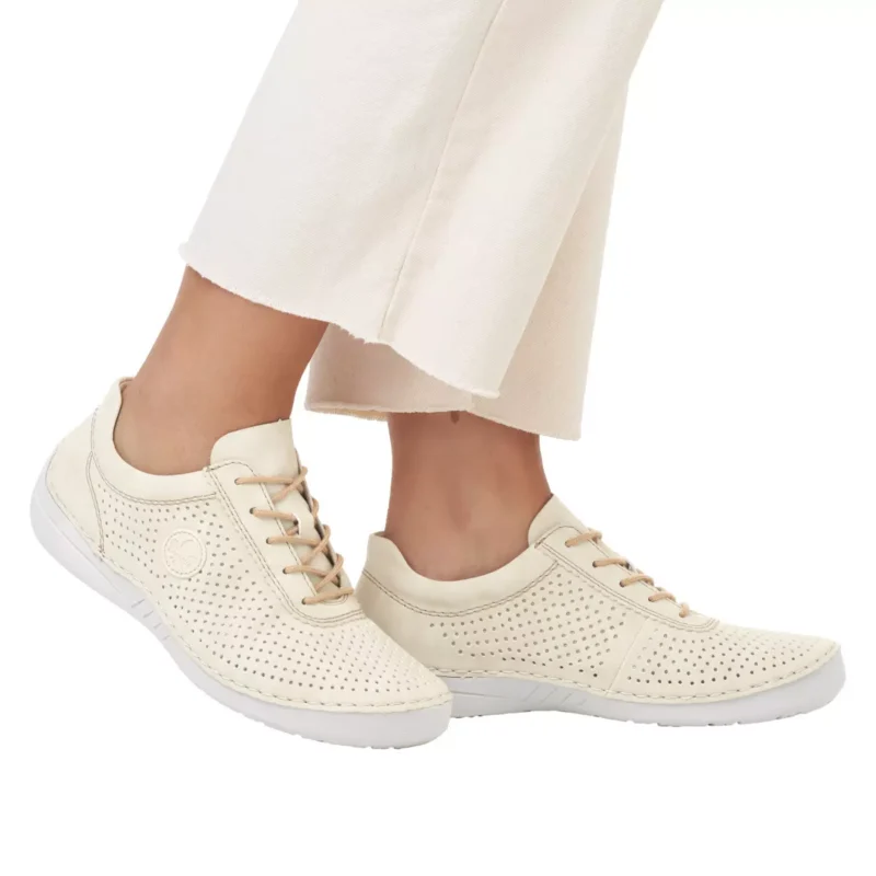 PÓŁBUTY RIEKER 52546/60 BEIGE - obrazek 2