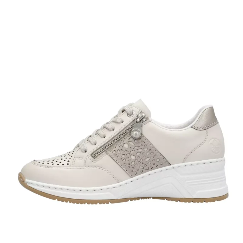 PÓŁBUTY RIEKER N4344/60 BEIGE - obrazek 6