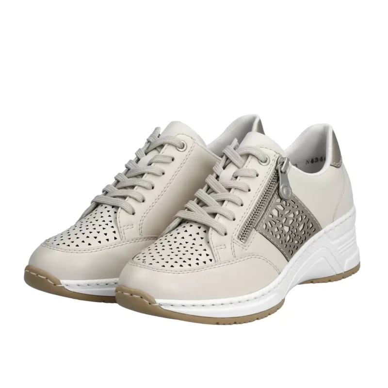 PÓŁBUTY RIEKER N4344/60 BEIGE - obrazek 3