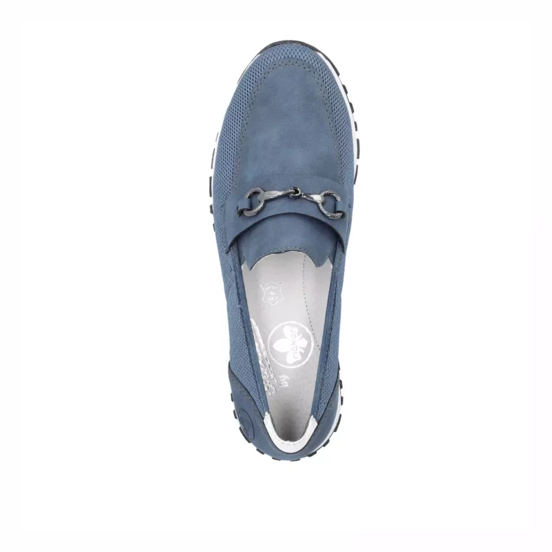 MOKASYNY RIEKER N7455/14 BLAU - obrazek 8