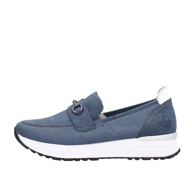 MOKASYNY RIEKER N7455/14 BLAU - obrazek 7