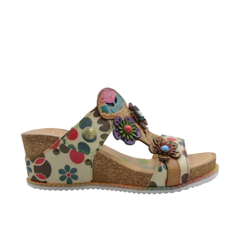KLAPKI LAURA VITA BONITO224 BEIGE - obrazek 5