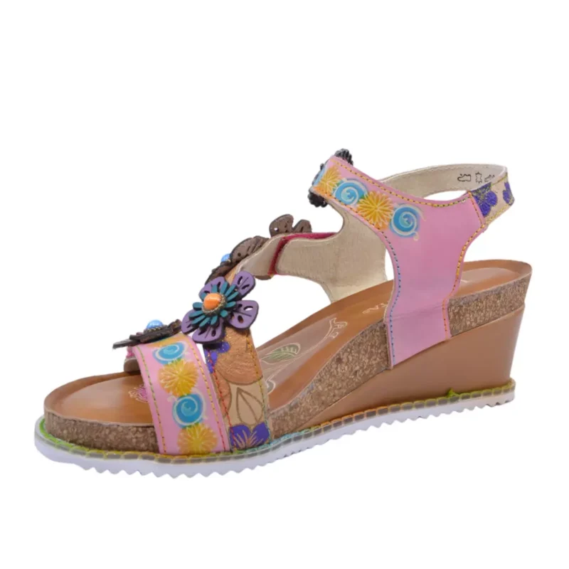 SANDAŁY LAURA VITA BONITO524 BEIGE - obrazek 4