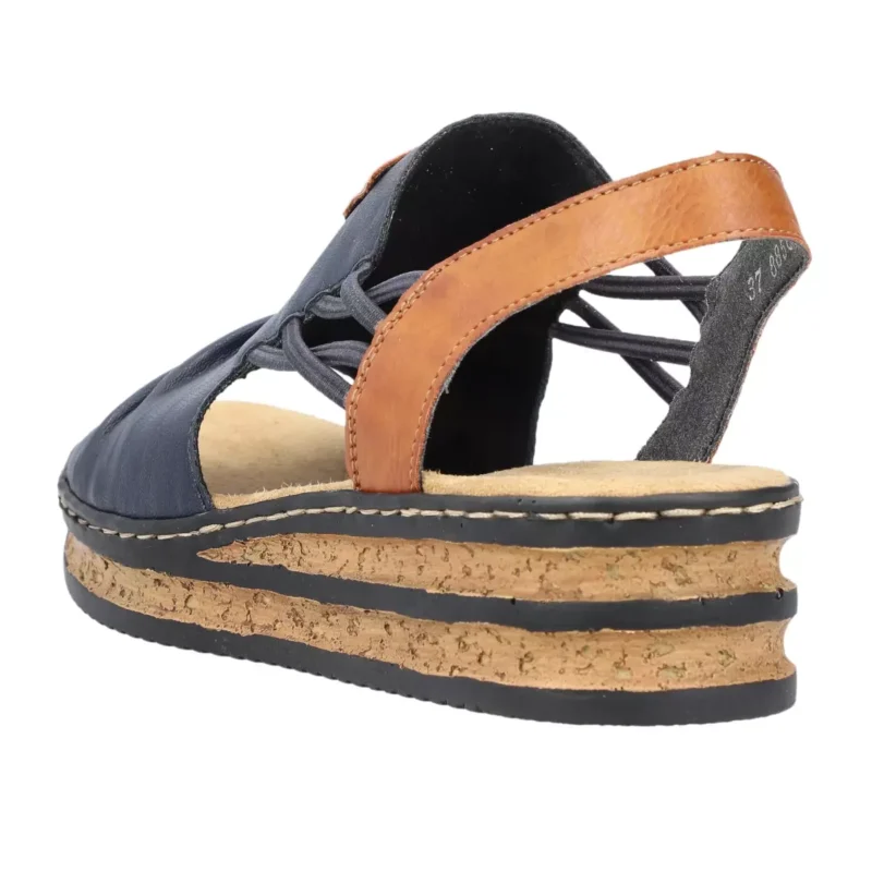 SANDAŁY RIEKER 62962/14 BLAU - obrazek 8