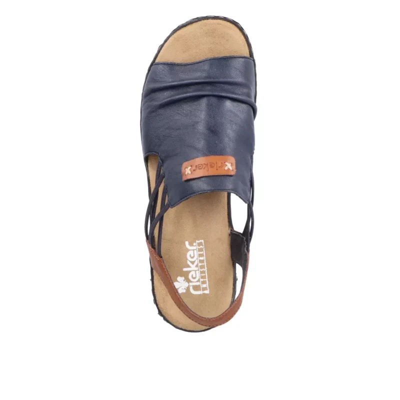 SANDAŁY RIEKER 62962/14 BLAU - obrazek 7